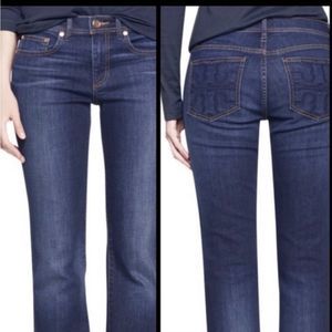 Tory Burch Classic Tory Boot Jeans